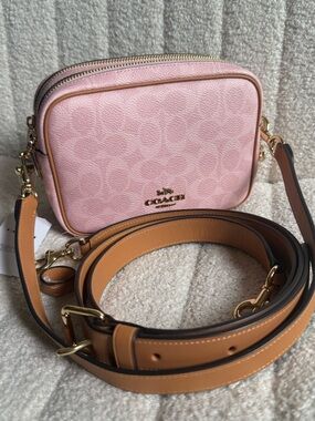 Coach Mini Carey powder pink